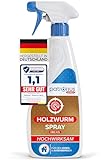 Patronus Holzwurm Spray [500 ml] mit effektiver Sofortwirkung, starkes Abwehr-Mittel gegen Holzwürmer in Möbeln & Holz für innen & außen, hochwirksam & laborgeprüft - Zitrusduft
