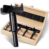 TOOLMAYS Forstnerbohrer Set 5tlg. Astlochbohrer für Holz Ø 20/35/40/45/50 mm, Länge 90 mm Holzbohrer set