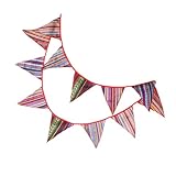 Ipetboom Zigeunerflagge im Nationalstil Hängend Outdoor Wimpel für Zelt und Party Farbenfrohe Außendekoration für Hochzeit und Garten