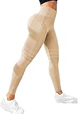 Wolff Anti Cellulite Leggings Mit Kompression 3D (M,Khaki)