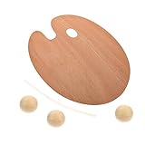 MILISTEN 1 Satz Holztablett Dekoration Snack-tablett Frühstückstablett Groß Lagerung Ablagefach Rustikale Dekorationen Schreibtisch-Organizer-Regal Speicherplatte Tischplatte Hölzern