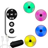 Reaktions-Trainingslicht – Geschwindigkeitstrainingsgerät mit 4 Modi, 4 Lichtfarben, 10 cm Erfassungsabstand, 10 Stunden Akkulaufzeit, Fernbedienung, inklusive Tragetasche für Sport Fitness