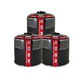 Campingman 3 Stück Gaskartusche 500g Butan Gas Schraubkartusche mit Schraubventil Universal Butangas Brennstoffflaschen Campingas für Gaskocher Gasheizung (3)