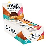 JB's TREK Protein Haferriegel | Mixbox | Pflanzlich | Glutenfrei | Vegan | 16 x 50g Riegel | 800g