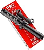 Pro Bike Tool Mini-Fahrradpumpe, Premium-Edition, Fahrrad-Ausrüstung, kompatibel mit Presta- und Schrader-Ventilen, Hochdruck Psi, Fahrradpumpe für Straße und Berge