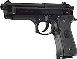 Beretta Airsoft Pistole M9 World Defender, Federdruck Waffe mit 0,5 Joule, inkl. 100 x 6 mm BB Soft-Air Kugeln