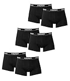 HEAD Herren Boxer Short Underwear (6er Pack), Black, XL