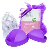MYLILY Menstruationsscheibe mit Griffmulde | Menstrual Disc zweier Set | Perioden Disc | Periodenscheibe inklusive Aufbewahrungsbeutel
