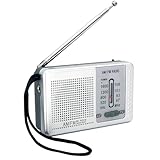 FM-Radio | AM FM-Radio, tragbar, kompakt, wiederaufladbar, Retro-Stil, Vintage, wiederaufladbar, kompakt, Survival-Tools für Reisen, Camping, Wandern, Outdoor-Aktivitäten, Haus, Männer und Frauen
