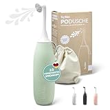Hey Nature Po Dusche mint, mobiles Bidet für eine sanfte, hygienische Reinigung des Intimbereichs. Podusche für Hilfe im Wochenbett, bei Hämorrhoiden & als Alternative zu feuchtem Toilettenpapier