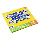 Magnetische Buchstaben des Alphabets, Lernspiele mit Tieren, Magnete für Jungen und Mädchen ab 3 Jahren, Haus, Schule, Klassenzimmer, Whiteboard, Kindergarten, Reisen