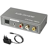 HDMI ARC Audio Extractor, Digital-to-analog audio converter. HDMI ARC/Toslink/Coaxial to coaxial and analog aux RCA 3.5mm converter for amplifier, soundbar, home theater system, etc