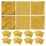 Cabilock 600 Stück goldene Schokoladenfolien-Verpackungen: Goldene Süßigkeitenverpackungsfolie 10 x 10 cm für selbstgemachte Pralinen und Trüffel, Aluminium-Verpackungsfolien,