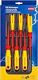 KNIPEX VDE Schraubendreher-Paket Schlitz / Phillips / Pozidriv 6-teilig, 00 20 12 V04