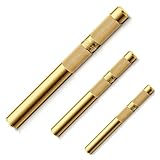 SAUVRANU 3-teiliges Messing-Durchtreiber-Set, 3/4, 1/2, 3/8 Zoll, 25075 25076 25077 Messingstanzer-Set