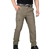 Lockere Reine Farbe Arbeitshosen Schnelltrocknende Stretch Herrenhose Herren Wanderhose Haremshosen Leicht Sommerhose Outdoorhose Wasserdicht Sommer Sporthose Synthetik Mischung Hosen