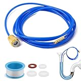 Hochdruck Rohrreiniger Rohrreinigungsschlauch Wasserrohr-Reinigungsgerät 3m Abfluss Verstopft Kanalreinigungsgerät Abflussreiniger Schlauch für M22 M24 und 1/2 Zoll für Abflussrohr