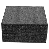 Holibanna 2 Stück Schwarze Schaumstoffplatte Verpackungseinlage Stoßdämpfend Leichtes Polsterschaum Füllmaterial für Empfindliche Pakete Vielseitiger Moosgummi einsatz für Sicheren Versand