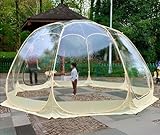 Bubble Zelt, Pop Up Kuppelpavillon, Gartenunterstand mit PVC-Abdeckung für Hinterhof-Essen und Sternenbeobachtung, großes Design