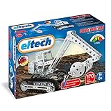 Eitech 00087 Metallbaukasten - Bagger I, Modellauto mit 170 Bauteilen, Baustellenfahrzeug, Modellauto Bausatz, Konstruktionsspielzeug für Kinder ab 8 Jahren