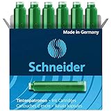 Schneider 6604 Ink Cartridge, grün, Pack of 6