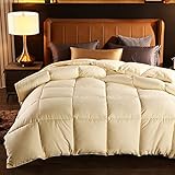 Coverless Duvet Super King Size, Microfiber Duvet Quilt,Luxury Goose Down Filling Quilted Cotton Quilt Cover Hotel Dedicated Comforter Winter Thick Blanket