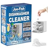 Spülmaschinentabs, 1 Box 20Stk Dishwasher Cleaner Tablets Geschirrspüler Tabletten Spültabs Geschirrspültabs Entfernt Kalkablagerungen Schmutz Fett zur Pflege von Küchengeschirr Küche