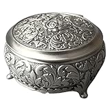 ASHSDI Spieluhr Musikbox, Music-Kasten von Emboss Alloy Metall-Music-Wind-Up und Bewegung Musical Box for Weihnachten/Geburtstag Musikspieluhr Spieldose (Color : Masquerad)