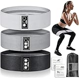 FOLAI Resistance Hip Bands, Fitnessbänder [3er Set] Zugkraftstärken Trainingsband Yogaband Widerstandsbänder und Unterstützung fürs Beintraining, Yoga,Krafttraining und Klimmzüge