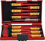 BGS VDE-Schraubendreher-Satz - mit Wechselklingen - 13-tlg.