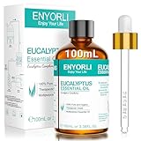 ENYORLI Eukalyptusöl 100mL 100% Reines Ätherisches Öl für Aromatherapie, Hautpflege & Luftreinigung Natürlicher Mückenschutz, Massageöl, DIY & Yoga