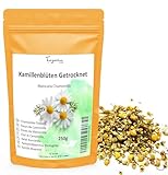 250g Kamillentee, Kamillenblüten, Kamillenblütentee, Ganze Blüten, Schonend Getrocknet, Kräutertee, Kamillen Tee - 100% Natürlich, Rein und Ohne Zusatzstoffe | Premium-Qualität - TazarinLtd