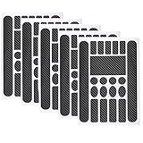 QHSXMQ 5 Stück Fahrrad Schutzfolie, Fahrrad Aufkleber Rahmen Schutz Carbon Aufkleber, Fahrrad Schutzfolie, Aufkleber Fahrrad, Fahrrad Rahmen Schutzfolie Folie für Fahrrad, Mountainbike etc