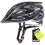 uvex i-vo cc - Leichter Allround-Helm für Damen und Herren - individuelle Größenanpassung - Black matt - 52-57 cm