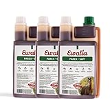 NEU! EWALIA Parex-Saft - Natürliche Unterstützung für das Magen-Darm-Wohlbefinden Ihres Pferdes - Schutz und Stärkung von innen, mit Tierärzten entwickelt, 100% Natur pur, frei von Zusätzen, 3x1 Liter