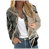 Jaken Stylisches Pilotenjacke Herbst Daunenjacke Damen Leicht Damen Jacke Wanderungen Winterjacke Damen Lang Warm Bikerjacke Freizeit Winterjacke Damen Lang Daunen Übergangsjacke(1-Dark Gray,XL)