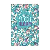 TRÖTSCH - Mein Stickeralbum 'Einhorn' | Einhorn Stickerbuch mit 24 beschichteten Seiten für flexibles Platzieren der Sticker: DIN A5 Einhorn ... (Stickeralben: zum Sammeln von Stickern)