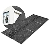 DEMMELHUBER - Bitumen Dachschindeln rechteck, Rechteckschindeln, Bitumendachschindeln, wetterfest, vielseitig einsetzbar für Gartenhaus, Carport etc.