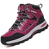 VTASQ Wanderschuhe Herren Damen Trekkingschuhe Leichte Outdoor Trekkingschuhe Knöchel Schuhe Herren Sneaker Ultralight Sportschuhe für Camping Rosa 40EU