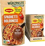 MAGGI Herzensküche Spaghetti Bolognese, Würzpaste für Spaghetti Bolognese, Vegan, 10er Pack (10 x 85g)