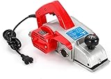1300W Holzhobel Elektrohobel 13000 U/min Handhobelmaschine Elektrische Holzbearbeitungswerkzeuge Lärm 105 dB(A) Für Holzmöbel Elektrohobel