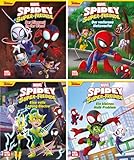 Nelson Mini-Bücher: 4er Marvel Spidey und seine Super-Freunde 5-8: 4 spannende Spidey-Abenteuer im Set | Geschichten ab 3 Jahren im Mitnahmeformat ... Ein großer Spaß im kleinen Format)