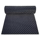 Yinian Garten Drainageplatte Hochbeetfolie Schwarze Noppenfolie Noppenbahn HDPE Drainagefolie Pflanztopf Kunststoff Root Trainer für Park, Garten, Terrasse, Balkon, Dach(Size:50CM x 25M)