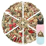 Vintage-Weihnachts-Sticker – Retro-Weihnachts-Sticker | Urlaubsdekoration | wasserdichte Aufkleber, Transferaufkleber, Aufkleber, Fotoalbenmöbel, Adec