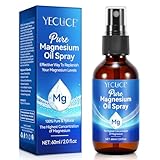 Magnesium Oil Spray, 100% NatüRlich Reines MagnesiumöL Spray, MassageöL, Liquid Oil Concentrate, Naturtreu Magnesium