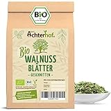 Walnussblätter Bio (100g) Walnussblättertee aus kontrolliert biologischen Anbau vom Achterhof