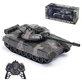 RC Panzer im Maßstab 1:20 – 2,4GHz ferngesteuertes Militärspielzeug mit realistischen Geräuschen & Lichtern, Kinder & Erwachsene