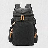 NGYYIO Rucksack Herren Canvas-Rucksack, Vintage Outdoor-Rucksack, Laptop-Rucksack, Studententasche, Outdoor/Freizeit/Reisen/Büro/Klettern/Wandern, Unisex Casual College-Tasche Wandertasche 1