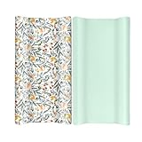 Set mit 2 elastischen Stubenwagen-Bettlaken für Neugeborene, Baby-Spannbettlaken, Schutzhüllen, Kinderzimmer, unverzichtbare Bettwäsche, Bettwäsche