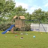 LAPOOH Spielturm, Klettergerüst Outdoor, Spielplatz Outdoor, Spielhaus Garten, Spielplatz Outdoor Garten, Spielgeräte Für Outdoor, Imprägniertes Kiefernholz